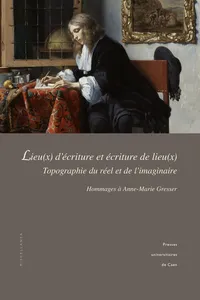 Lie d'écriture et écriture de lie : topographie du réel et de l'imaginaire_cover