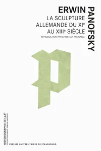 La sculpture allemande du XIe au XIIIe siècle_cover