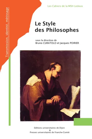 Le style des philosophes