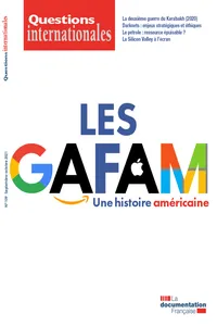 Questions Internationales : Les GAFAM : une histoire américaine - n°109_cover