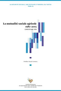 La mutualité sociale agricole 1981-2015_cover