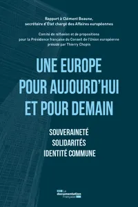 Une Europe pour aujourd'hui et pour demain_cover