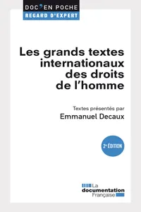 Les grands textes internationaux des droits de l'homme - 2e édition_cover