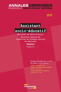 Assistant socio-éducatif 2015. Concours_cover