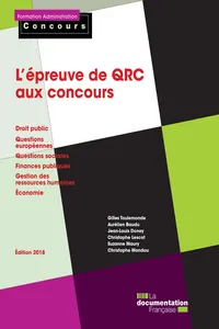 L'épreuve de QRC aux concours_cover