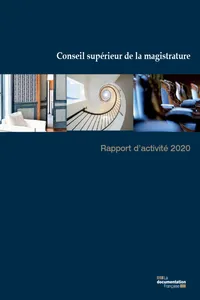 Rapport d'activité 2020 du Conseil supérieur de la magistrature_cover