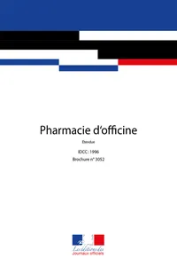 Pharmacie d'officine_cover