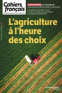 Cahiers français : L'agriculture à l'heure des choix - n°431_cover