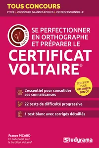 Se perfectionner en orthographe et préparer le Certificat Voltaire®_cover