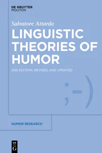 Linguistic Theories of Humor_cover