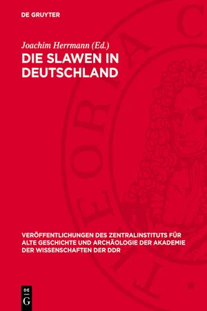 Die Slawen in Deutschland