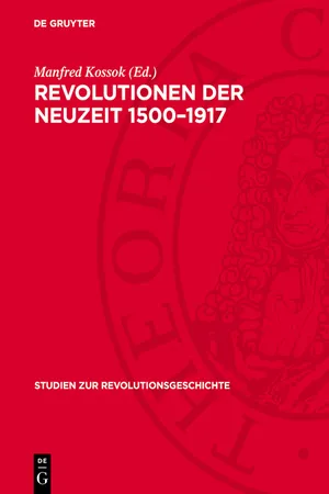 Revolutionen der Neuzeit 1500–1917