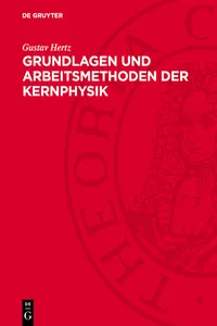 Grundlagen und Arbeitsmethoden der Kernphysik_cover