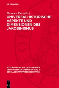 Universalhistorische Aspekte und Dimensionen des Jakobinismus_cover