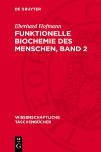 Funktionelle Biochemie des Menschen, Band 2_cover