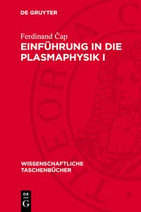 Einführung in die Plasmaphysik I_cover