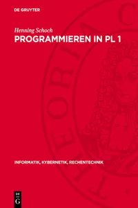 Programmieren in PL 1_cover