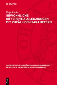 Gewöhnliche Differentialgleichungen mit zufälligen Parametern_cover