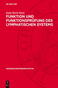 Funktion und Funktionsprüfung des lymphatischen Systems_cover