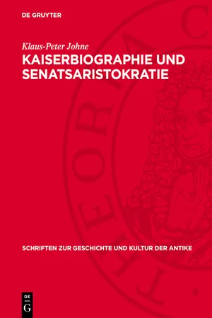 Kaiserbiographie und Senatsaristokratie