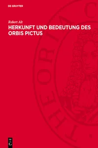 Herkunft und Bedeutung des Orbis Pictus_cover