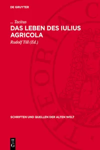 Das Leben des Iulius Agricola_cover