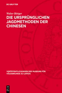 Die ursprünglichen Jagdmethoden der Chinesen_cover