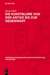 Die Kunstblume von der Antike bis zur Gegenwart_cover