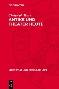 Antike und Theater heute_cover