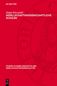 Gesellschaftswissenschaftliche Schulen_cover