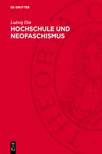 Hochschule und Neofaschismus_cover