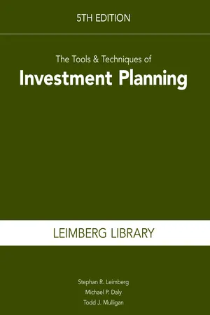 The Tools & Techniques of Investment Planning, 5th Edition
