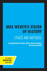 Max Weber's Vision of History_cover