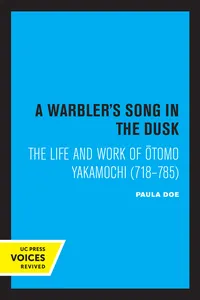 A Warbler's Song in the Dusk_cover