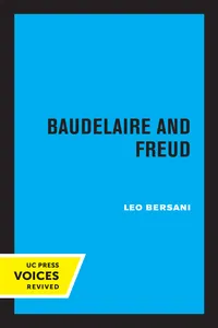 Baudelaire and Freud_cover