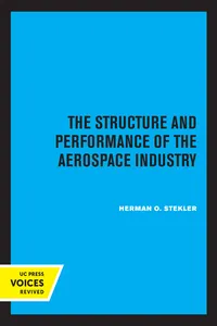 The Structure and Performance of the Aerospace Industry_cover