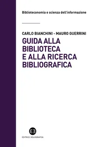 Guida alla biblioteca e alla ricerca bibliografica_cover