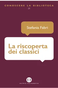 La riscoperta dei classici_cover