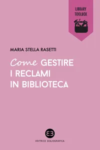 Come gestire i reclami in biblioteca_cover