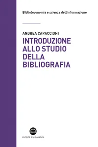 Introduzione allo studio della bibliografia_cover