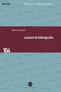 Lezioni di bibliografia_cover