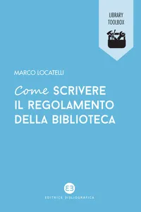 Come scrivere il regolamento della biblioteca_cover