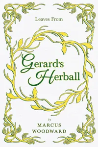 Leaves from Gerard's Herball_cover