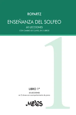 Ropartz. Enseñanza del solfeo