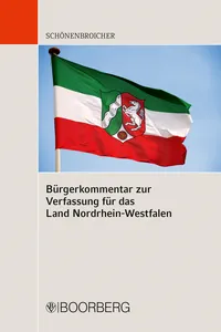 Bürgerkommentar zur Verfassung für das Land Nordrhein-Westfalen_cover