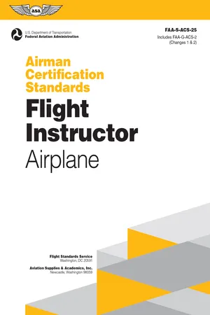 Airman Certification Standards: Flight Instructor - Airplane (2025)