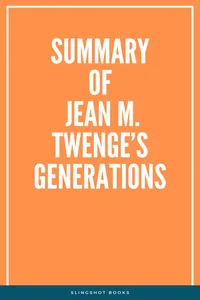 Summary of Jean M. Twenge's Generations_cover