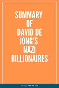 Summary of David de Jong's Nazi Billionaires_cover