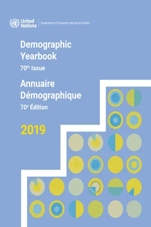 United Nations Demographic Yearbook 2019/Nations Unies Annuaire démographique 2019