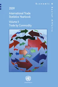 International Trade Statistics Yearbook 2009_cover